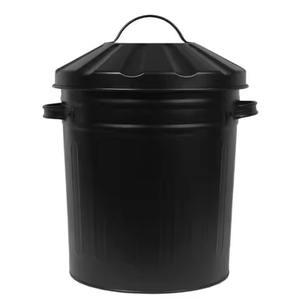 Cubo de Basura Metálico Premium para el Hogar con Encanto Contemporáneo, Ideal para Sala de Estar, Dormitorio y Cocina - Product Image 4