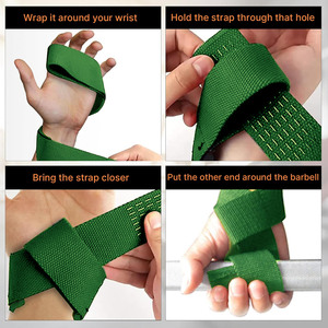 สายรัดข้อมือแบบปรับได้สำหรับทุกเพศ ให้ความสบายและการปกป้องระหว่างการยกน้ำหนักมากและการฝึกซ้อมแบบ rep หนัก นุ่มสบายแต่แข็งแรง - Product Image 2