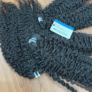 Extension de cheveux humains bouclés vietnamiens prête à expédier super vente de cheveux trame de couleur noire naturelle disponible en stock - Product Image 6