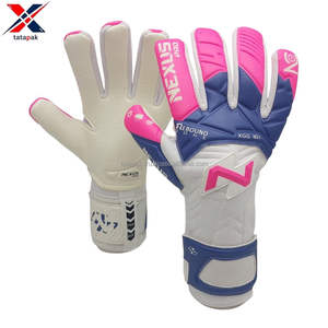 Guantes de Portero de Fútbol de Cuero Unisex para Adultos, Personalizados por el Fabricante, Impermeables, con Correa de Muñeca Ajustable - Product Image 5