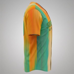 Camiseta de Béisbol con Logotipo Bordado Personalizado, Nuevo Diseño, Sublimación, Malla Transpirable, Secado Rápido, Manga Corta - Product Image 4