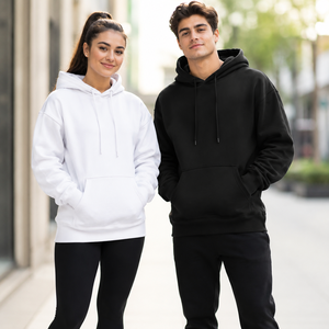 Sudaderas con Capucha de Invierno de Primera Calidad, 100% Algodón, Forro Polar Ecológico, Diseño con Bolsillo, Ropa Casual Unisex - Product Image 4
