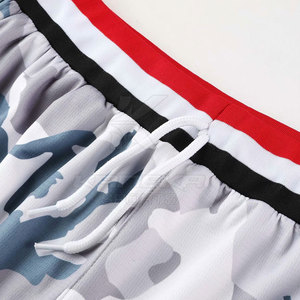Pantalones Cortos de Baloncesto para Hombre, Cómodos, de Alta Calidad, Tejidos, Sólidos, Casuales, de Cintura Media, Secado Rápido, 100% Algodón, Servicio OEM para Baloncesto - Product Image 5