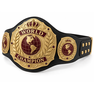 Custom Heritage Laurel Championship <b>Belt</b> <b>Wrestling</b> Boxing MMA Strap Metal Title Plates Custom Logo OEM Wholesale Unisex 50mm - Product Image 4