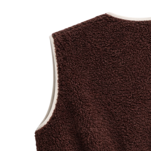 Gilet en polaire pour femme, sans manches, léger, fermeture éclair sur le devant, doux, chaud, écologique, coupe-vent, respirant, décontracté, vêtement d'extérieur pour l'automne - Product Image 5