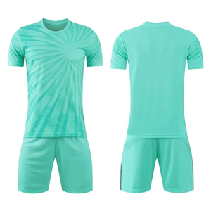 Conjuntos de Camisetas de Fútbol Personalizadas de Color Sólido, Alta Calidad, 100% Poliéster, Secado Rápido, Transpirables, Corte Automatizado - Product Image 4