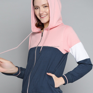 Sudadera con Capucha y Cremallera Estampada para Mujer Nardon Apparel, 50% Algodón, 50% Poliéster, Felpa, Sudadera Regular, Invierno, Casual, Moda - Product Image 3