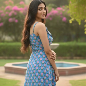 Vestido de Verano Ajustable Estilo Wrap para Mujer, Corte Regular, Estampado de Leopardo, Cintura Natural, Ecológico, Informal, Estilo Boho, Ropa de Vacaciones - Product Image 1