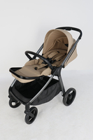 Poussette bébé pliable à une main avec nacelle rigide, nouvelle poussette de luxe légère avec absorption des chocs, système de voyage OEM