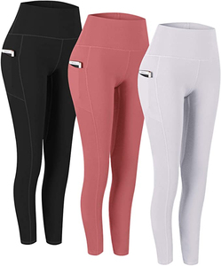 2026 Top High Waist Scrunch <b>Seamless</b> Yoga <b>Leggings</b> for Women Active Fitness Sports Gym Sportswear Pants Solid Workout Clothing - Product Image 3
