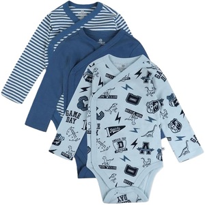 Survêtement bébé 100% coton, 160 g/m², tricoté, couleur unie, coloré, col rond, col en V imprimé, décontracté, fournisseur du Bangladesh. - Product Image 6