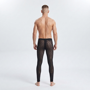 Leggings Transparentes de Malla Completa para Hombre con Cintura Ajustable, Pantalones Transparentes para Hombre, 100% Poliéster, Leggings Transparentes para Hombre - Product Image 3