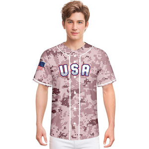 Uniformes de béisbol profesionales estructurados de poliéster multicapa para una forma duradera, diseño de panel trasero articulado para una rotación eficiente. - Product Image 3