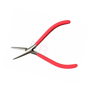 New Arrival Red Long-Handle Hair <b>Extension</b> <b>Micro</b> Rings Beads Opener Closer Pliers Hair <b>Extension</b> Tools - Product Image 2