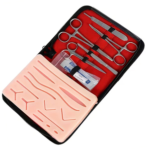Premium 21-Piece <b>Suture</b> Practice <b>Kit</b> for Medical Students Includes Basis of Surgical Instruments and Pads for sale - Product Image 1