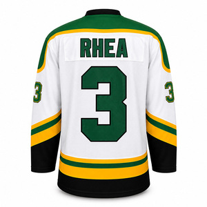 Camiseta de Hockey sobre Hielo Sublimada Personalizada, con Nombre y Número Cosidos, Manga Larga, Ropa Deportiva Transpirable y Resistente, Venta al Por Mayor - Product Image 3