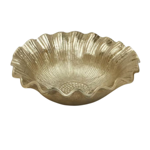 Moderna Ensaladera de Vidrio de 800 ml con Base de Madera, Ecológica, para Servir en la Cocina, para Fiestas, Frutas, Postres, ROSHAN HANDICRAFTS - Product Image 1