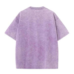 Camiseta de Hombre Oversize de Algodón 100% Tejido de 240 GSM, Sólida, Personalizada por Fabricante, de Alta Calidad, Venta Caliente, Impresión Bajo Demanda, Venta al por Mayor, Barata - Product Image 5