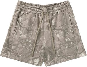 Shorts de sport pour homme à taille haute élastique, en tissu tissé avec imprimé graphique, à séchage rapide, pour la gym et l'entraînement - Product Image 5