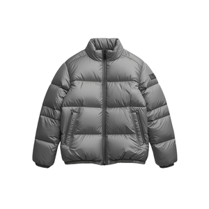 Chaquetas Acolchadas Ligeras para Hombre, Chaqueta de Invierno con Diseño de Diamantes, Chaqueta Burbuja Cálida y Plegable, Cortavientos, Informal, Abrigo Exterior Liso - Product Image 2