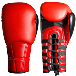 Guantes de Boxeo Premium RC Fitness Wear con Cierre de Gancho y Bucle, Acolchado de Espuma Gruesa, Carcasa de Cuero Resistente para Gimnasio y Saco de Boxeo - Product Image 4