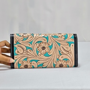 Carteras de Cuero Genuino de Primera Calidad para Mujer, Estilo Vintage, Impermeables, Antirrobo, Multifuncionales para Uso Diario - Product Image 3