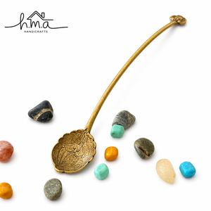 Brass Gold Heart Shape Handle <b>Spoon</b> <b>And</b> <b>Fork</b> <b>Set</b> Long Handle Minimalist Decorative Cutlery <b>Set</b> Elegant Dining Tableware Design - Product Image 6