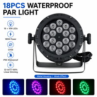 Projecteur LED RGBW étanche IP65 avec contrôle DMX512 pour spectacles sur scène et utilisation extérieure 54/24/18/4 pièces