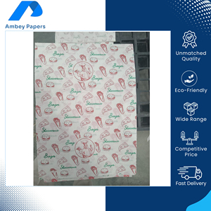 Top-Rated Dealer Offers Reliable Quality Custom Logo Food-Grade <b>Wrapping</b> <b>Paper</b> for Burger/Food <b>Wrapping</b> Available for Sale - Product Image 3