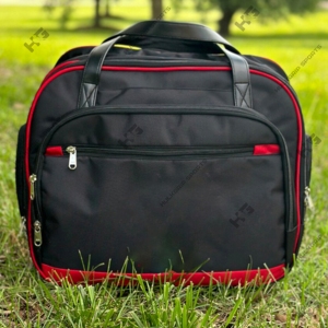 Custom DST laptop bags <b>for</b> sororities and fraternites black bag with red piping delta black bag <b>for</b> <b>computer</b> - Product Image 3