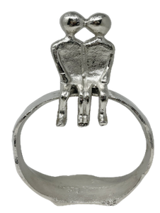 Escultura Moderna de Mano en Metal Plateado, Estatua de Dedo Indicador, Objeto Artístico Creativo con Base de Mármol, Decoración de Lujo para Hogar u Oficina - Product Image 6