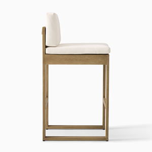 Ensemble de table et chaises de bar de jardin en teck massif, mobilier de jardin moderne et luxueux - Milano - Product Image 5