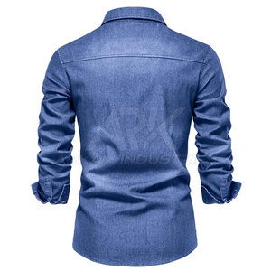 เสื้อยีนส์ผู้ชายแบบระบายอากาศได้เสื้อยีนส์น้ำหนักเบา - Product Image 2