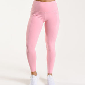 กางเกงขายาวทรงสกินนี่เอวสูง ระบายอากาศได้ดี สวมใส่สบาย ผลิตจากไนลอน/วิสโคส เป็นมิตรต่อสิ่งแวดล้อม ย้อมสีแบบ Garment Dyed รุ่น ATTIRE GEAR ปี 2026 แบบสั่งทำพิเศษ - Product Image 4