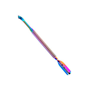 Pousse-cuticules professionnel en acier inoxydable coloré, outil de soin des ongles pour manucure, pédicure, salon et usage domestique, double extrémité durable - Product Image 4