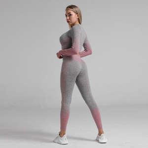 Ropa de Yoga, Fabricante OEM, Ropa Deportiva Elástica para Práctica de Yoga, Entrenamiento en Gimnasio y Uso de Marca Privada - Product Image 2