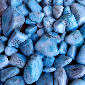 Pierres de larimar naturelles polies à la main, tailles S, M, L, lots en gros, pierres précieuses, bijoux, larimar bleu - Product Image 3