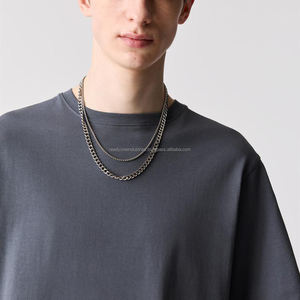 Vente en gros 100% coton O-Neck Hommes T-Shirt Conceptions Personnalisées Surdimensionné Fit 250 GSM Mix Designs Prix Pas Cher - Product Image 3