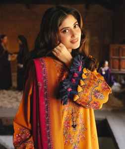 Nouveautés Vêtements d'été en promotion : Salwar Kameez pakistanais 3 pièces, best-seller, en tissu lawn non coupé, infroissable, séchage rapide, coupe ample - Product Image 5