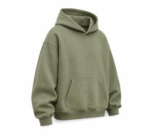 Sweat-shirt à capuche oversize pour homme en molleton 100% coton, coupe ample, poche avant, décontracté, pour l'hiver, écologique, ODM - Product Image 5