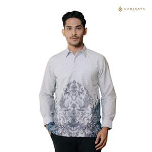 Chemise sans manches en batik pour homme, de qualité supérieure, écologique, décontractée, fabriquée en coton 50s, faite à la main en Indonésie, par PJG - Product Image 2