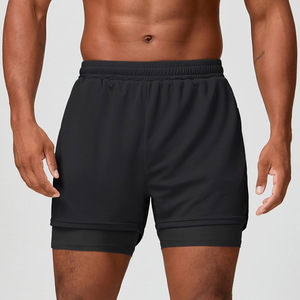 Shorts d'entraînement pour hommes en polyester respirant avec impression par sublimation personnalisée, marque privée OEM - Product Image 2