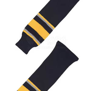 Nouvelles arrivées : Chaussettes de hockey sur glace pour équipe, avec bord élastique et ajustement confortable pour l'entraînement et les matchs. - Product Image 6
