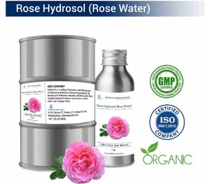 Hydrolat de Rose Naturelle Rosa Damascena (Eau de Rose) Distillée à la Vapeur, Liquide pour Soins de la Peau, 100% Pure, Derivée des Fleurs, Fabriquée en Inde, Pour Tous - Product Image 3