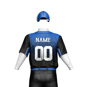 Men's Baseball Uniform Set Customizable Sublimated Print 100% Polyester Moisture Wicking <b>Athletic</b> Fit All Seasons Team Numbers - Product Image 4