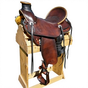 Selle de course en cuir de buffle véritable, faite à la main sur mesure, selle anglaise avec arceau en bois, respirante, confortable et durable, couvertures pour chevaux - Product Image 5