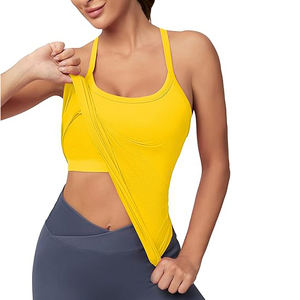 Débardeur pour femme, design racerback, anti-transpiration, vêtements de sport, gym, yoga, entraînement - Product Image 3