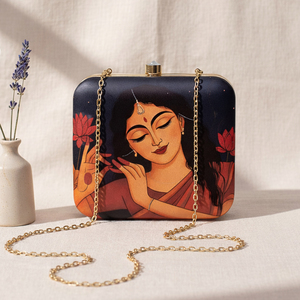 Bolso de Mano Elegante con Diseño Étnico para Mujer, Ideal para Fiestas - Product Image 1
