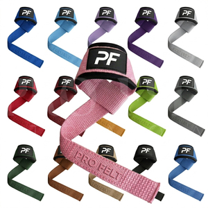 Sangles de musculation personnalisées avec logo de marque, antidérapantes, pour entraînement de force et fitness, unisexe - Product Image 1