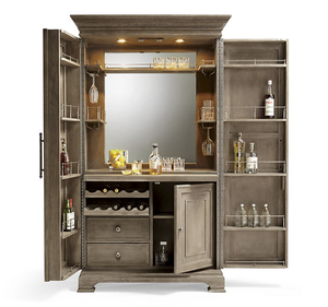 Armoire moderne en bois de mahogany massif, double porte, fabrication artisanale, design durable, minimaliste, chambre à coucher, salon, mur - Product Image 5